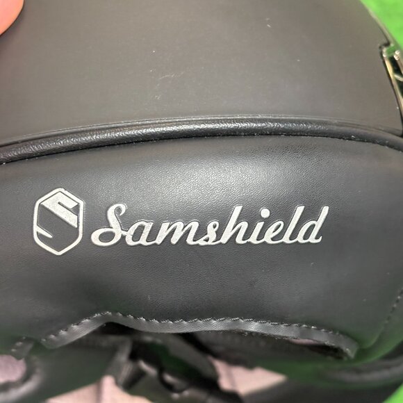 Samshield Equestrian Riding Helmet Size 6 5/8 Black - Picture 4 of 5